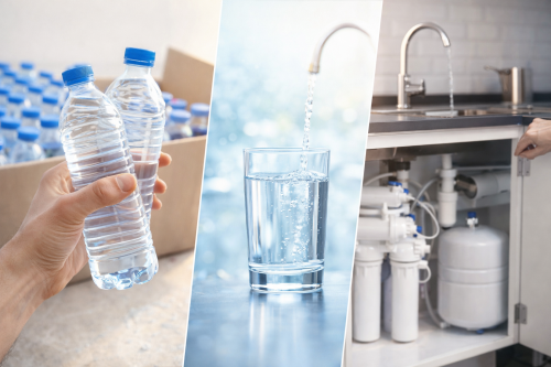Acqua in bottiglia o depuratore — la qualità de...