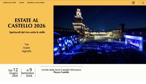 Estate al Castello 2026, 70 appuntamenti al Castel...