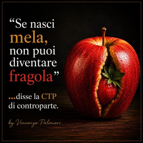 “Se nasci mela, non puoi diventare fragola”: V...